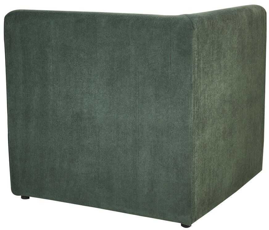 Beliani 2 vietų modulinė sofa LEMVIG, žalia, velvetas