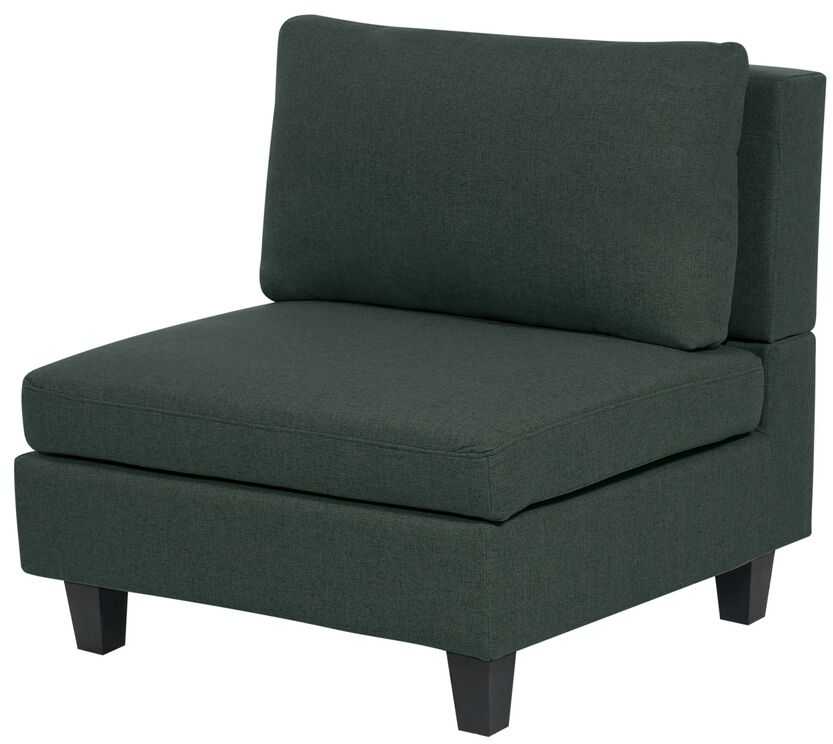 Beliani Modulinė 3 vietų sofa UNSTAD tamsiai žalia