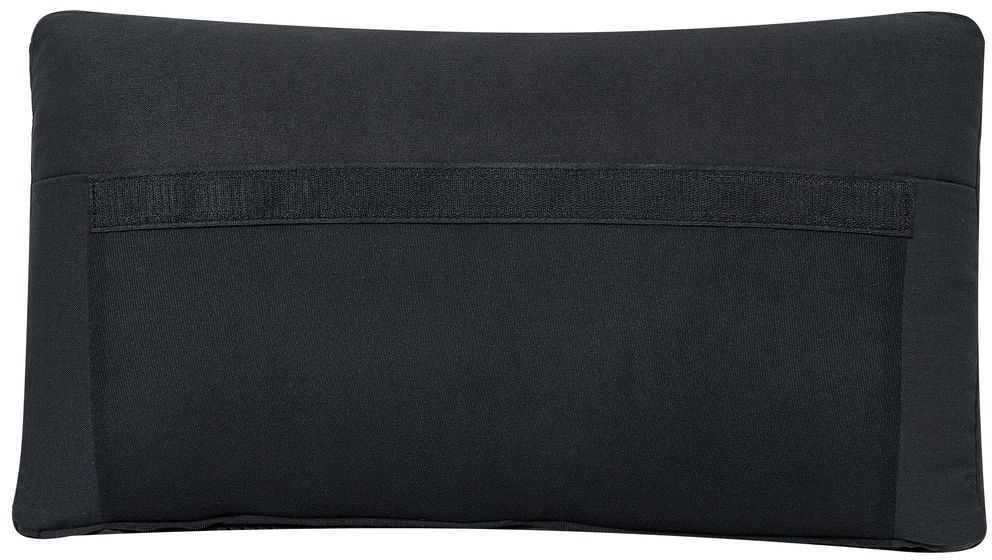 Beliani Modulinė U formos sofa 5 asmenims UNSTAD Juoda
