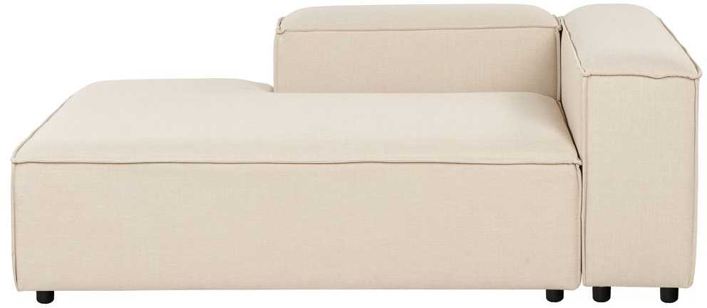 Beliani Modulinė kampinė sofa 4 asmenims ARDAL, smėlio spalvos, dešininė