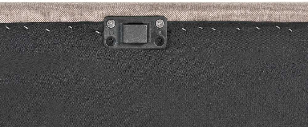 Beliani 3 vietų sodo sofa LORETELLO dešininė, smėlio spalvos