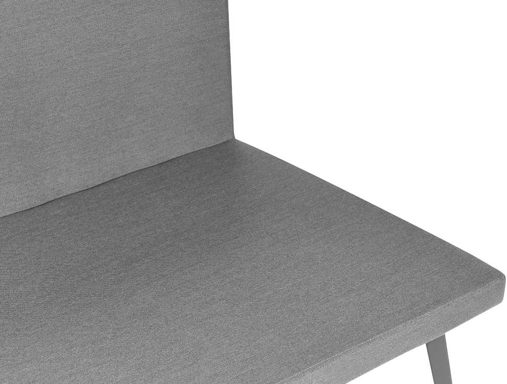 Beliani Sodo sofa 3 asmenims LORETELLO dešininė pilka