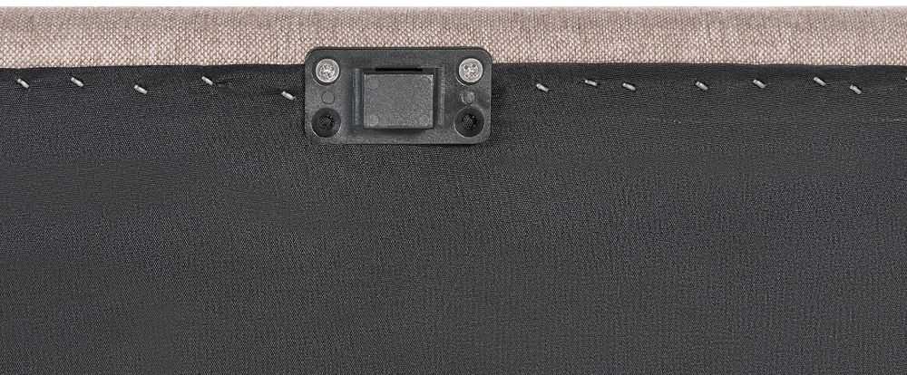 Beliani 3 vietų sodo sofa LORETELLO dešininė, smėlio spalvos