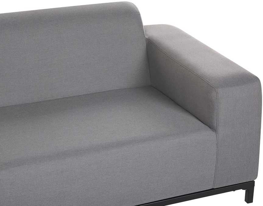 Beliani 2 vietų sodo sofa ROVIGO pilka