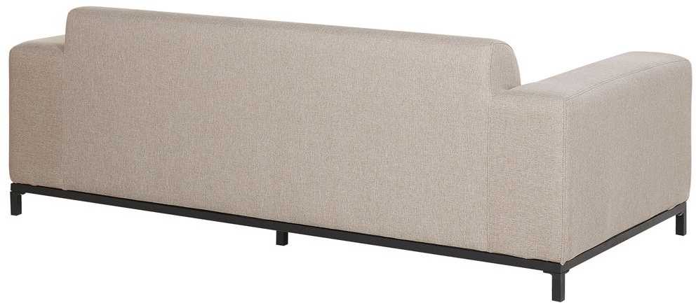 Beliani 2 vietų sodo sofa ROVIGO smėlio spalvos
