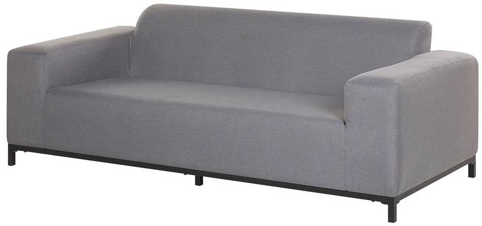Beliani 2 vietų sodo sofa ROVIGO pilka
