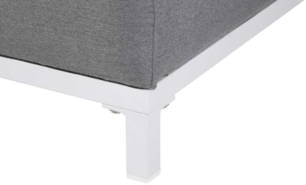 Beliani Dvivietė sodo sofa ROVIGO Pilka