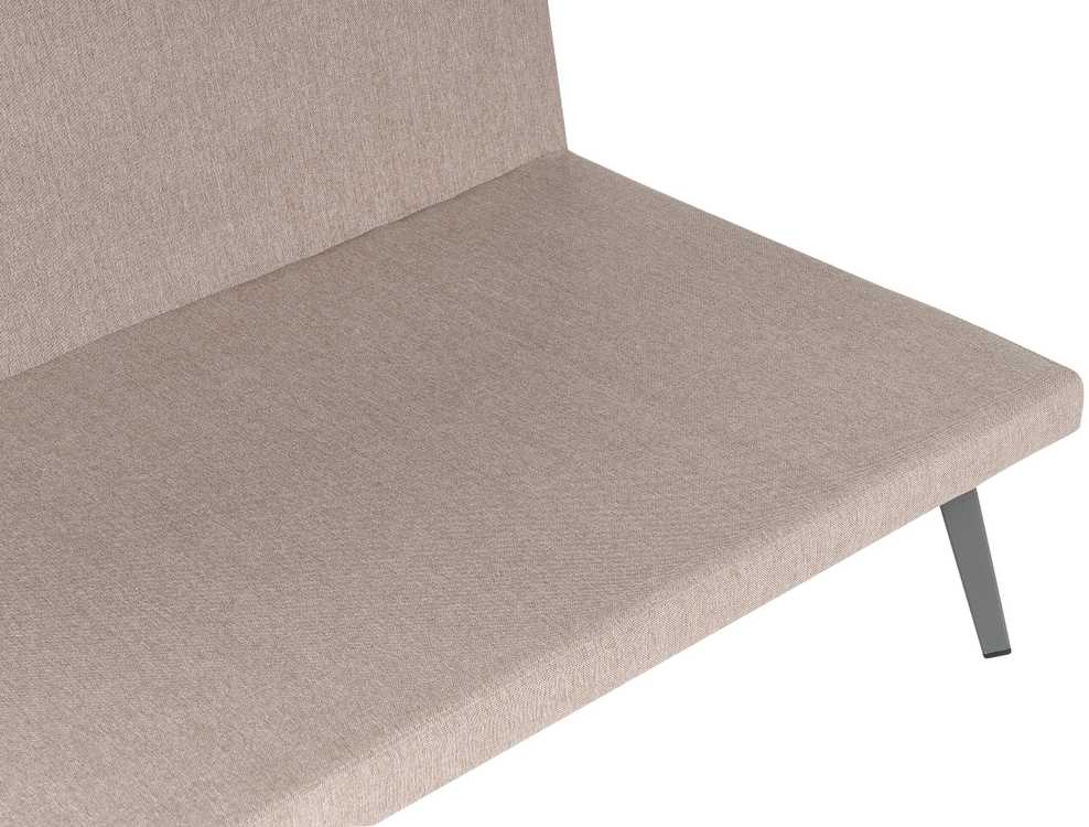 Beliani 5 vietų sodo kampinė sofa LORETELLO smėlio spalvos