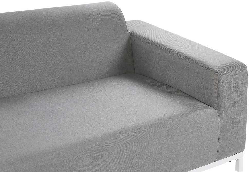 Beliani Dvivietė sodo sofa ROVIGO Pilka