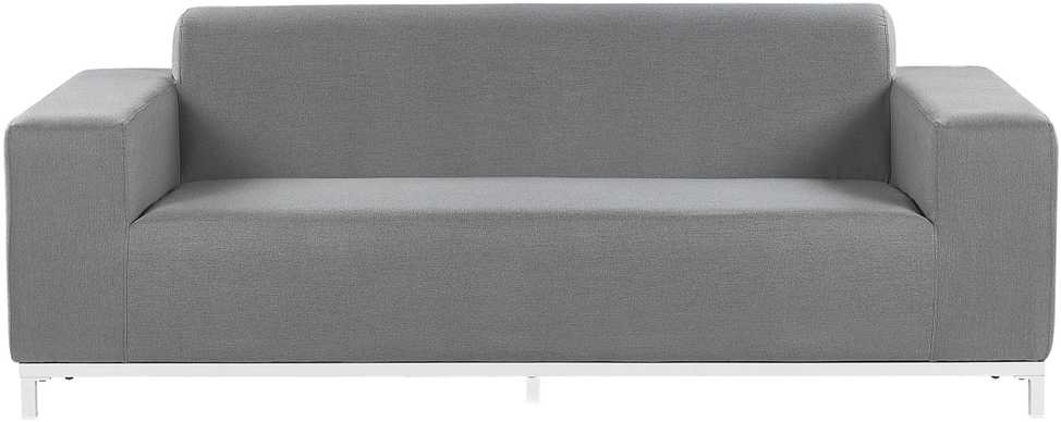 Beliani Dvivietė sodo sofa ROVIGO Pilka