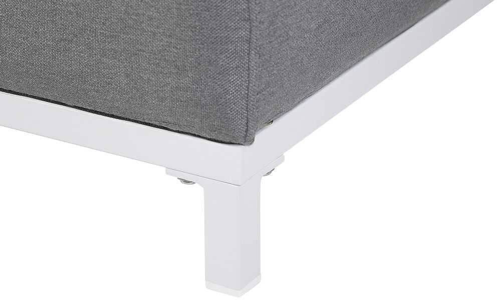 Beliani Dvivietė sodo sofa ROVIGO Pilka