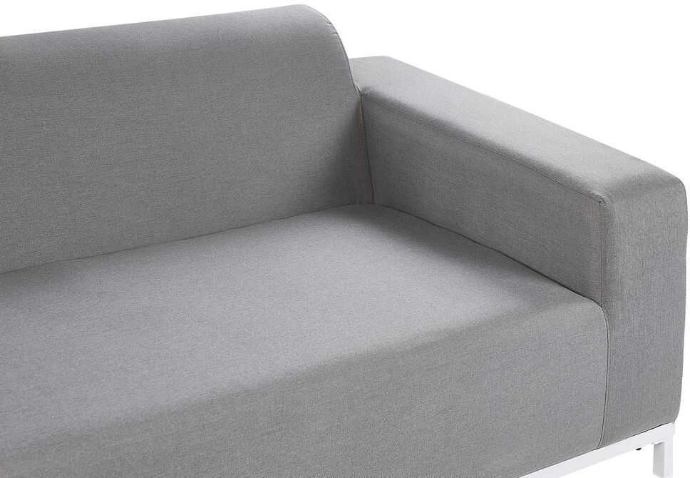 Beliani Dvivietė sodo sofa ROVIGO Pilka