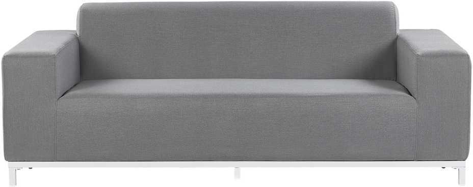 Beliani Dvivietė sodo sofa ROVIGO Pilka