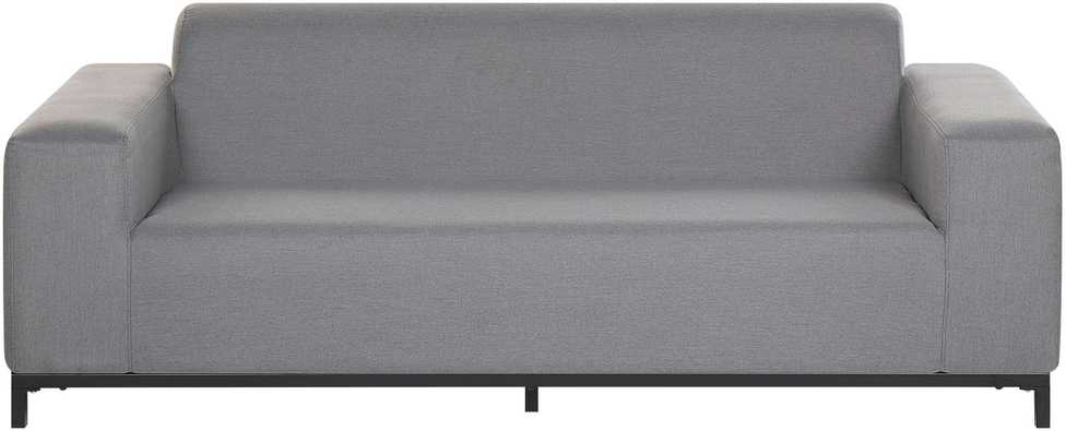 Beliani 2 vietų sodo sofa ROVIGO pilka