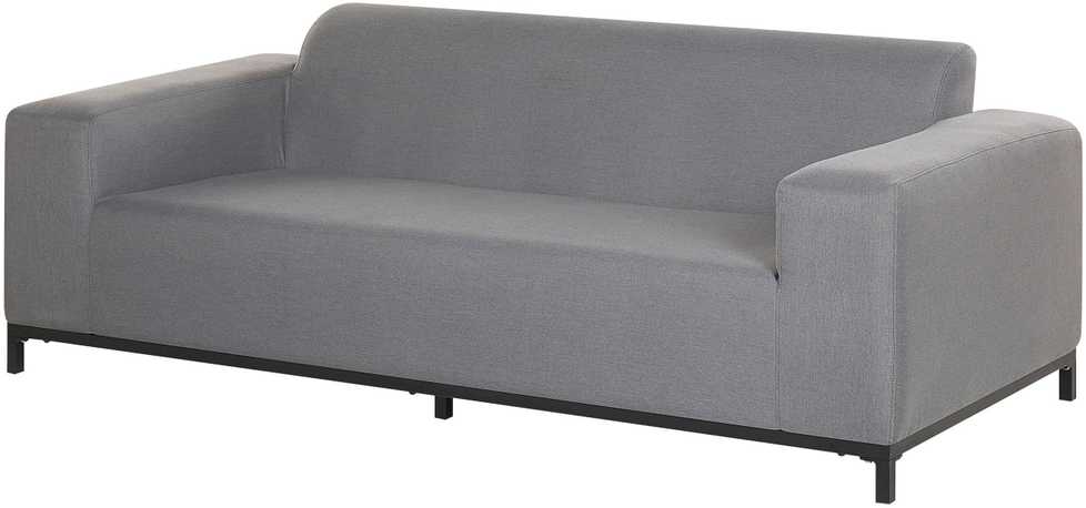 Beliani 2 vietų sodo sofa ROVIGO pilka