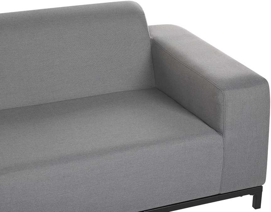 Beliani 2 vietų sodo sofa ROVIGO pilka