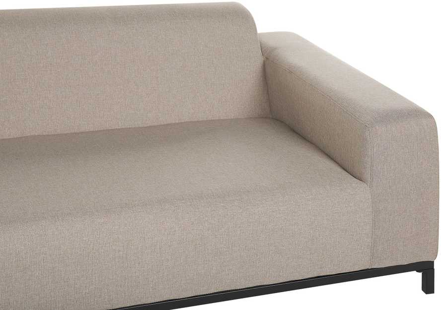 Beliani 2 vietų sodo sofa ROVIGO smėlio spalvos