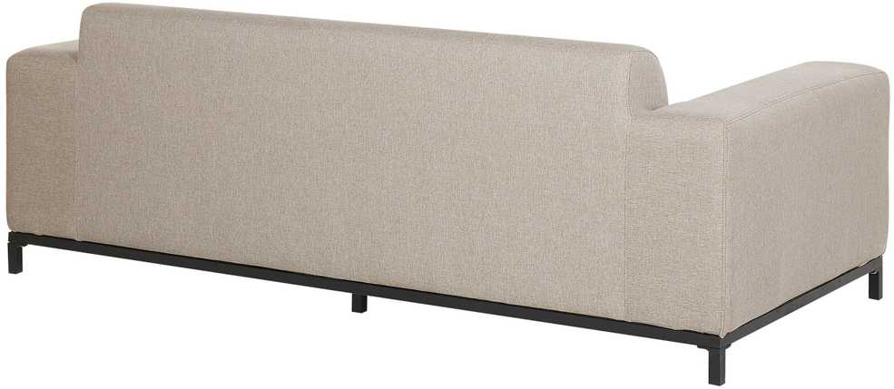 Beliani 2 vietų sodo sofa ROVIGO smėlio spalvos