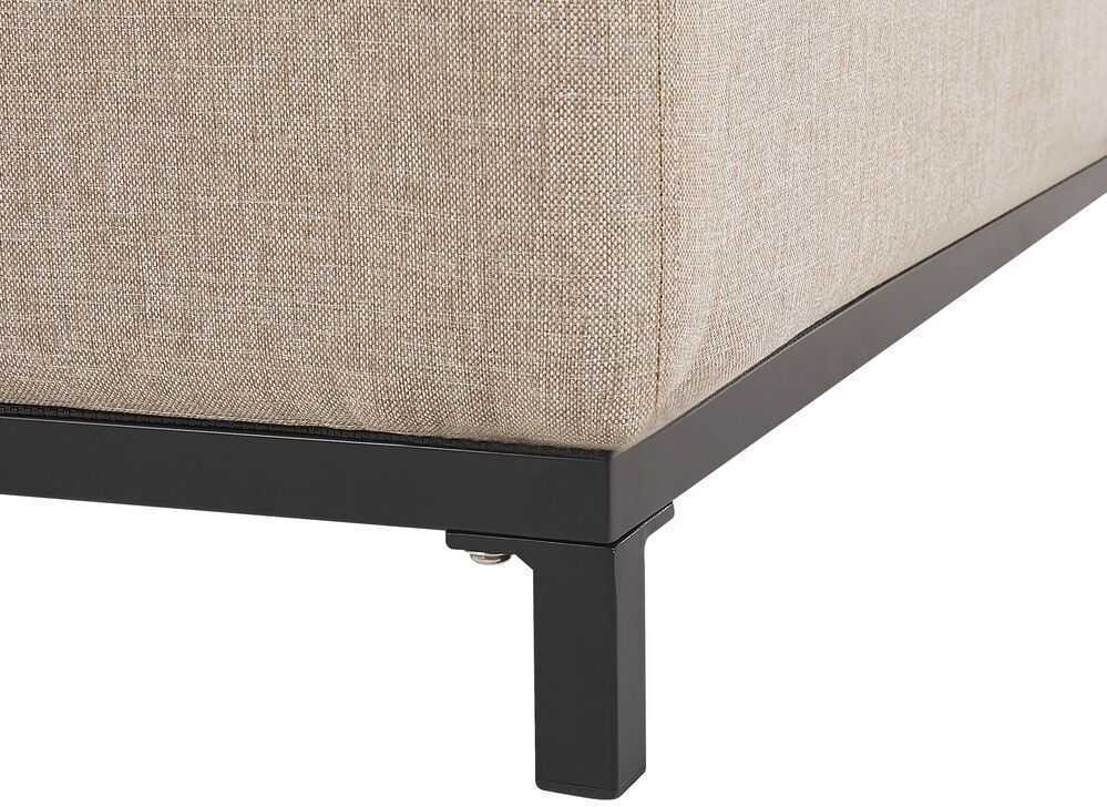 Beliani 2 vietų sodo sofa ROVIGO smėlio spalvos