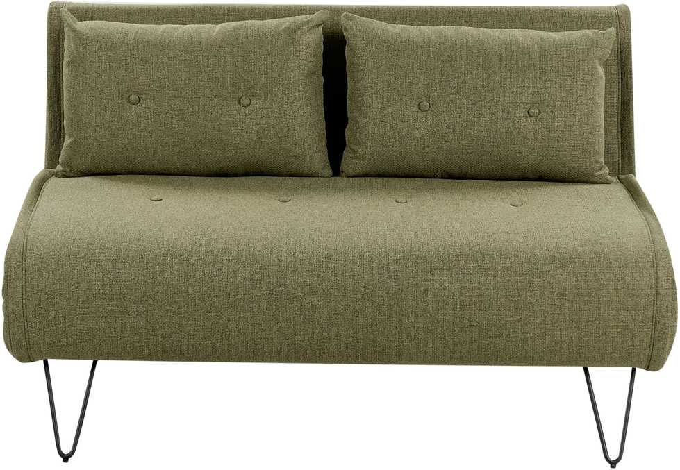 Beliani Dvivietė išskleidžiama sofa VESTFOLD, alyvuogių spalvos