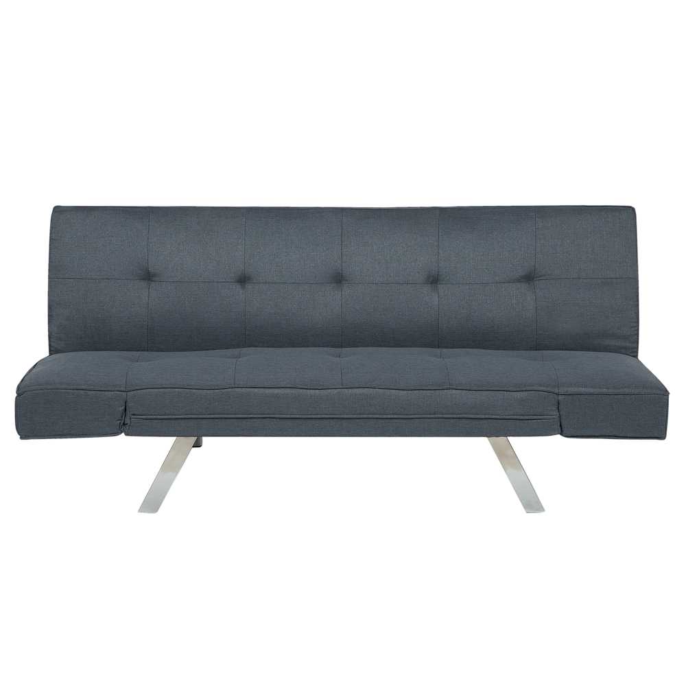 Beliani Trivietė išskleidžiama sofa BRISTOL tamsiai mėlyna