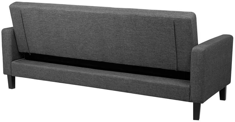 Beliani Trivietė sofa-lova VEHKOO tamsiai pilka