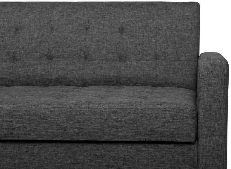Beliani Trivietė sofa-lova VEHKOO tamsiai pilka