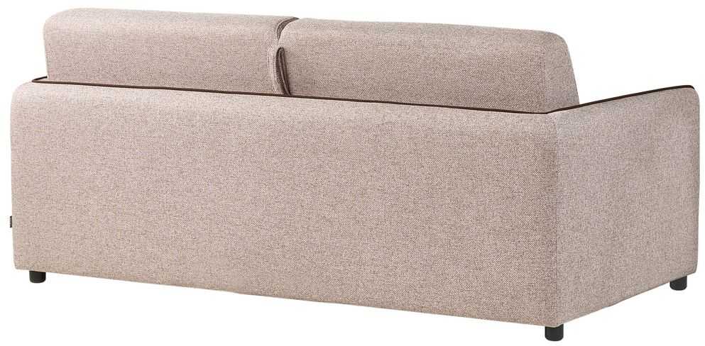 Beliani Dvivietė sofa lova ISHOJ šviesiai ruda