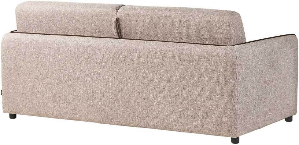 Beliani Dvivietė sofa lova ISHOJ šviesiai ruda