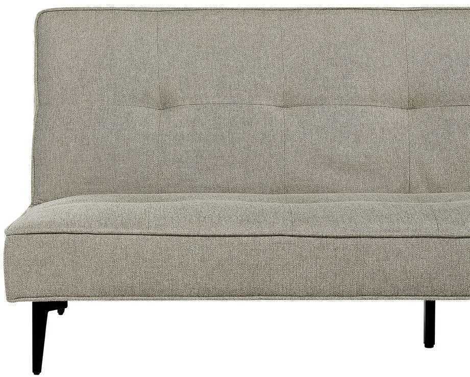 Beliani Trivietė išlankstoma sofa ESSVIK šviesiai žalia