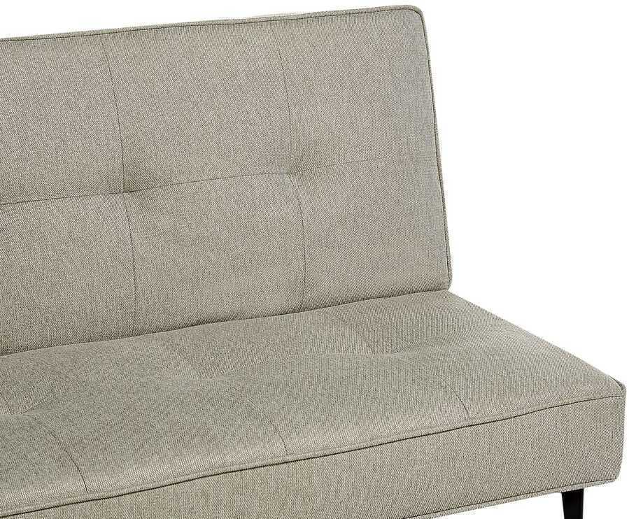 Beliani Trivietė išlankstoma sofa ESSVIK šviesiai žalia