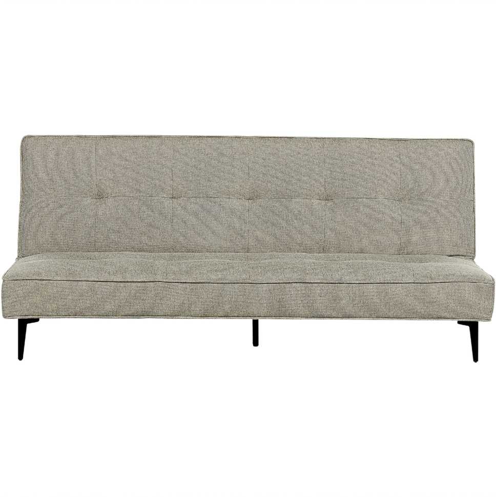 Beliani Trivietė išlankstoma sofa ESSVIK šviesiai žalia