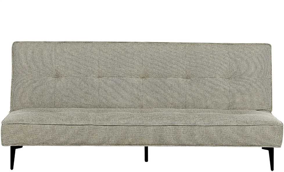 Beliani Trivietė išlankstoma sofa ESSVIK šviesiai žalia