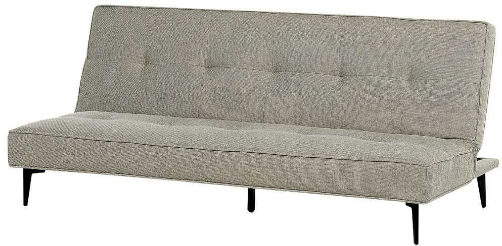 Beliani Trivietė išlankstoma sofa ESSVIK šviesiai žalia
