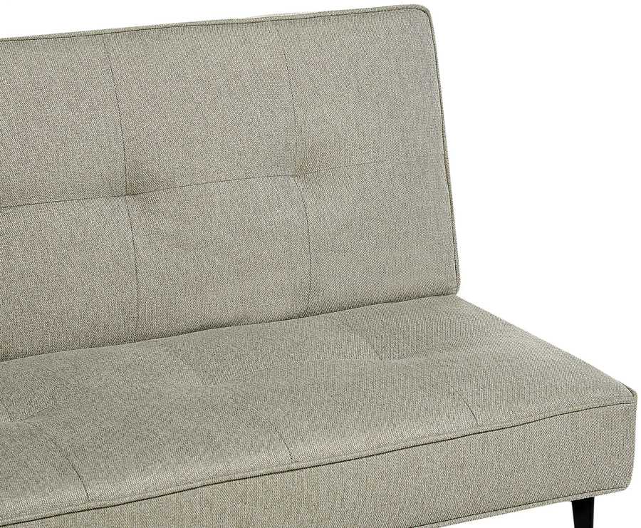 Beliani Trivietė išlankstoma sofa ESSVIK šviesiai žalia