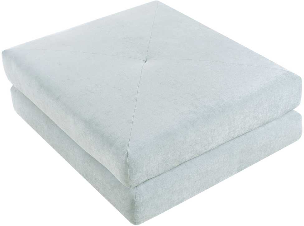 Beliani Viengulė išskleidžiama sofa OLDEN, šenilinė, mėlyna