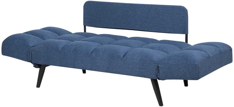 Beliani Dvivietė išskleidžiama sofa BREKKE tamsiai mėlyna