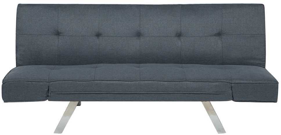 Beliani Trivietė išskleidžiama sofa BRISTOL tamsiai mėlyna