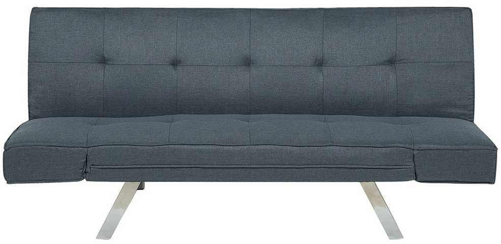 Beliani Trivietė išskleidžiama sofa BRISTOL tamsiai mėlyna