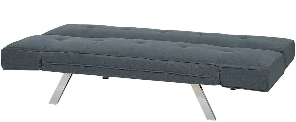 Beliani Trivietė išskleidžiama sofa BRISTOL tamsiai mėlyna