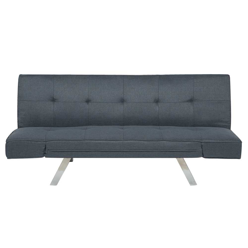 Beliani Trivietė išskleidžiama sofa BRISTOL tamsiai mėlyna