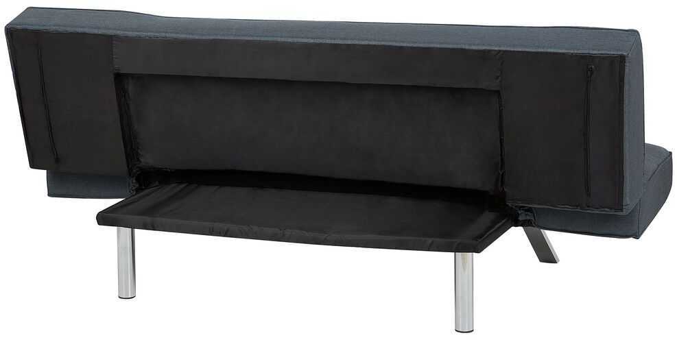 Beliani Trivietė išskleidžiama sofa BRISTOL tamsiai mėlyna