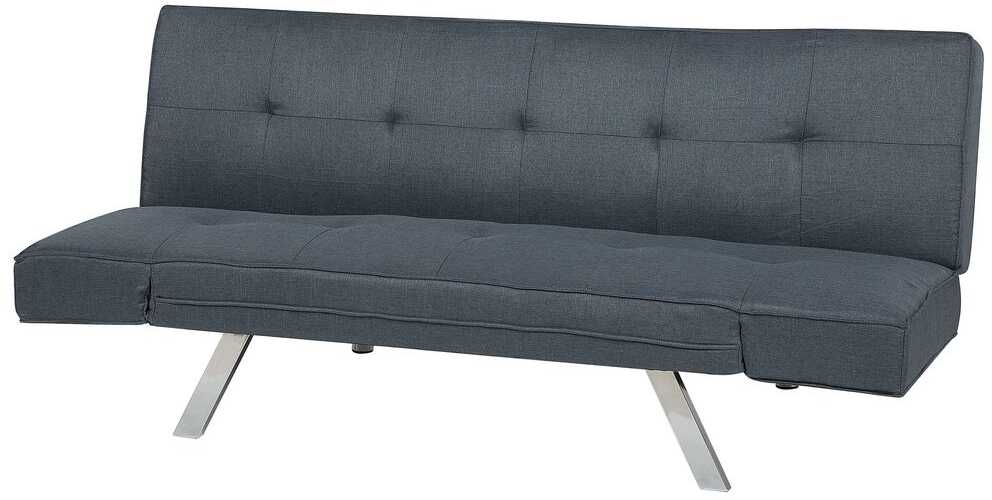 Beliani Trivietė išskleidžiama sofa BRISTOL tamsiai mėlyna