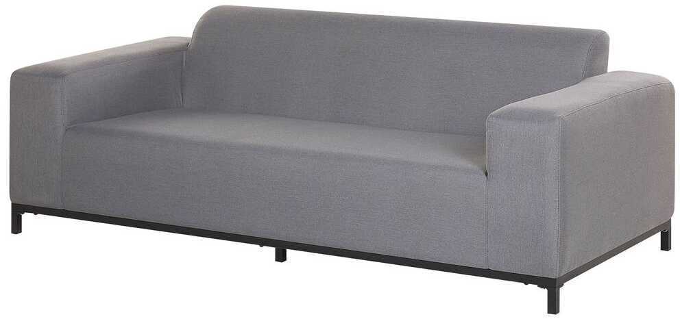 Beliani 2 vietų sodo sofa ROVIGO pilka