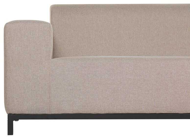 Beliani 2 vietų sodo sofa ROVIGO smėlio spalvos