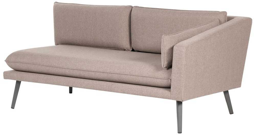 Beliani 5 vietų sodo kampinė sofa LORETELLO smėlio spalvos