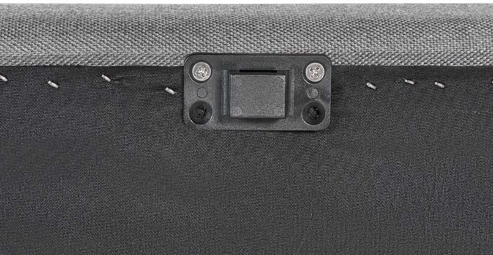 Beliani Sodo sofa 3 asmenims LORETELLO dešininė pilka