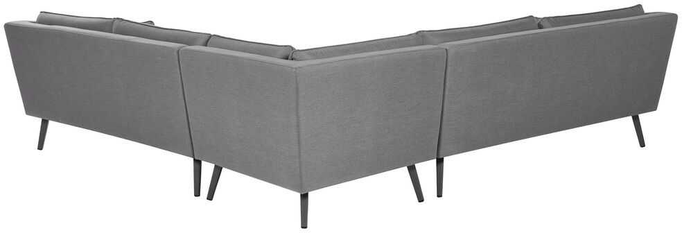 Beliani 5 vietų sodo kampinė sofa LORETELLO pilka