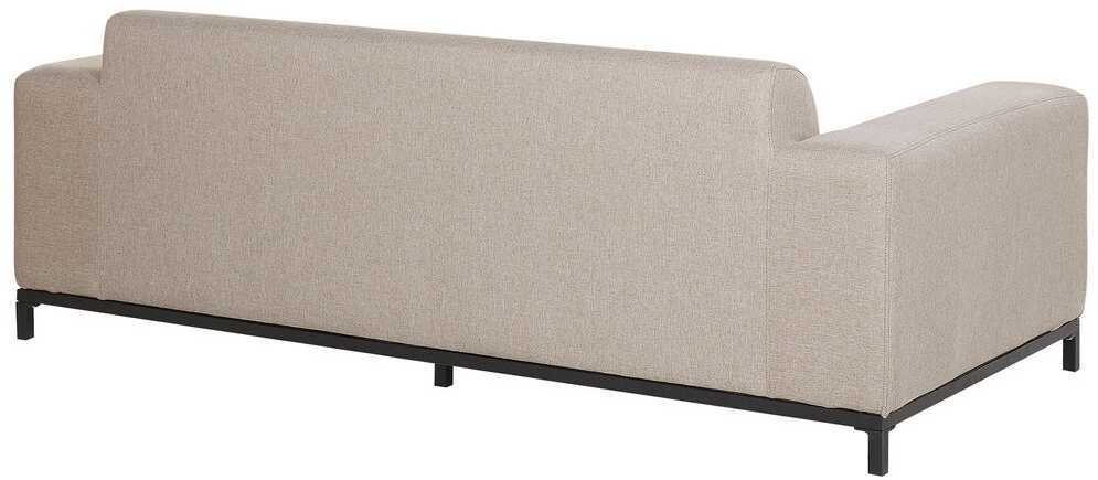 Beliani 2 vietų sodo sofa ROVIGO smėlio spalvos