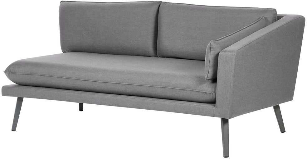 Beliani 5 vietų sodo kampinė sofa LORETELLO pilka